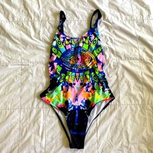 Trippy one piece suit